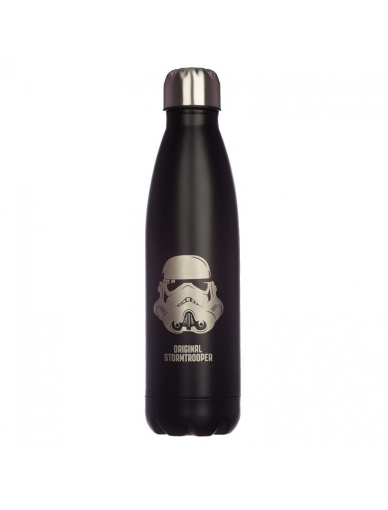 Botella Térmica de Acero Inoxidable - Soldado Imperial / The Original Stormtrooper Negro - 500ml